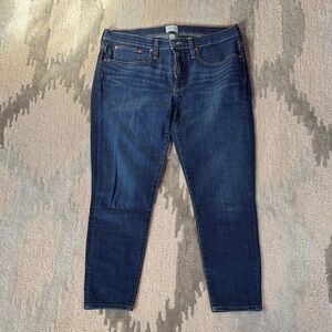 J. Crew Women's Deep Indigo Skinny Jeans